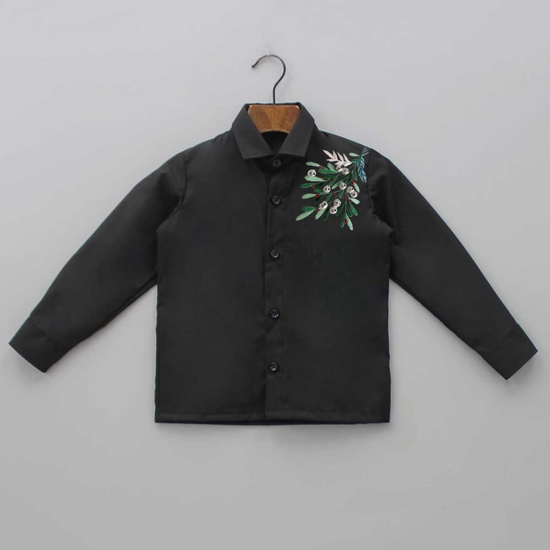 Christmas Embroidered Shirt