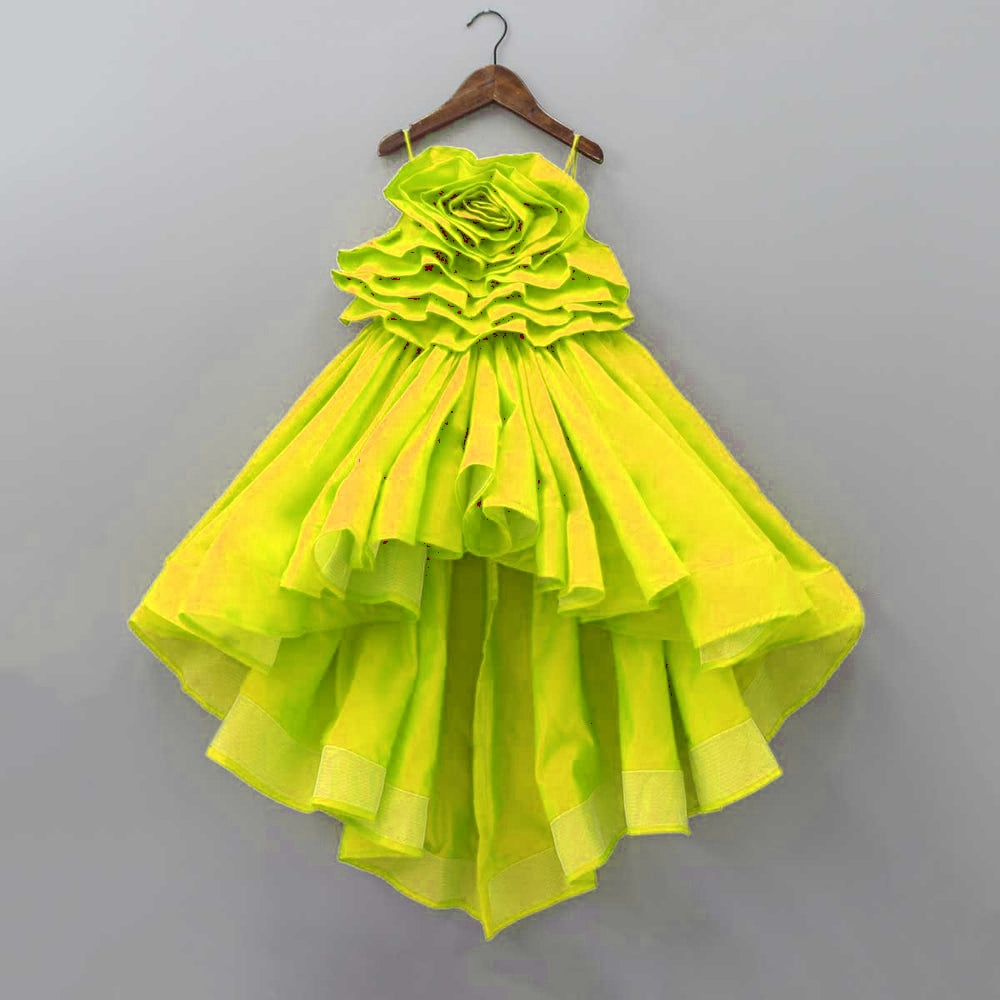 Neon Glamorous Trail Dress