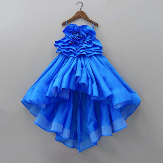 Blue Glamorous Trail Dress