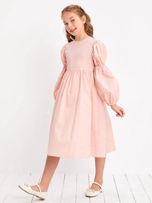 Gracious Full Sleeves Colours Cotton Dress